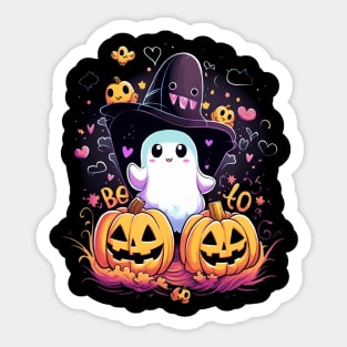 pumpkin boo Sticker